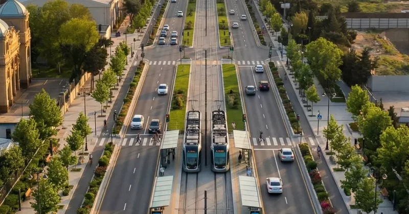 Всё транспортное будущее Баку 2030 на одной КАРТЕ ФОТОВИЗУАЛИЗАЦИЯ