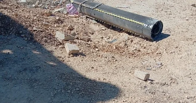 İrandan atılan raketin parçaları Türkiyənin Qaziantep bölgəsinə düşüb