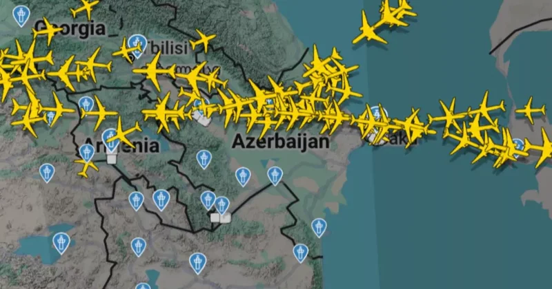 Небо Азербайджана продолжает активно соединять Европу и Азию Воздушный коридор на фоне региональной нестабильности / ВИДЕОФАКТ