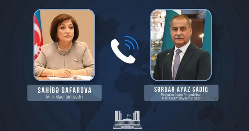 Azərbaycanın və Pakistanın parlament sədrləri telefonla danışdı