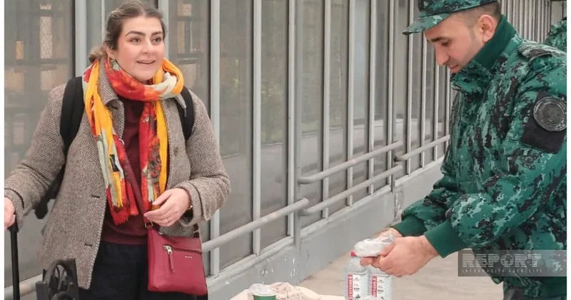 Böyük Britaniya və Almaniya vətəndaşları İrandan Azərbaycana təxliyə olunub FOTOLAR
