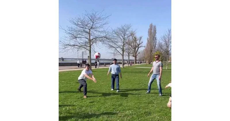 Пикник с азербайджанцами в Германии ВИДЕО