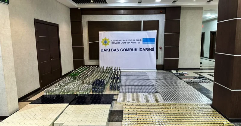 Göygöldə külli miqdarda tütün məmulatları və spirtli içkilər aşkar edilib