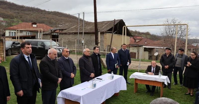 Qusar icra başçısının növbəti səyyar qəbulu: Sakinlərin müraciətləri ilə bağlı tapşırıq verdi FOTO