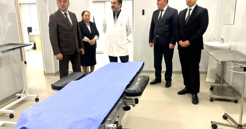 Seymur Orucov tibb müəssisəsində yaradılan şəraitlə tanış oldu FOTOLAR