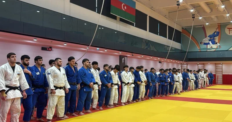 Азербайджанские дзюдоисты продолжают подготовку к чемпионату Европы