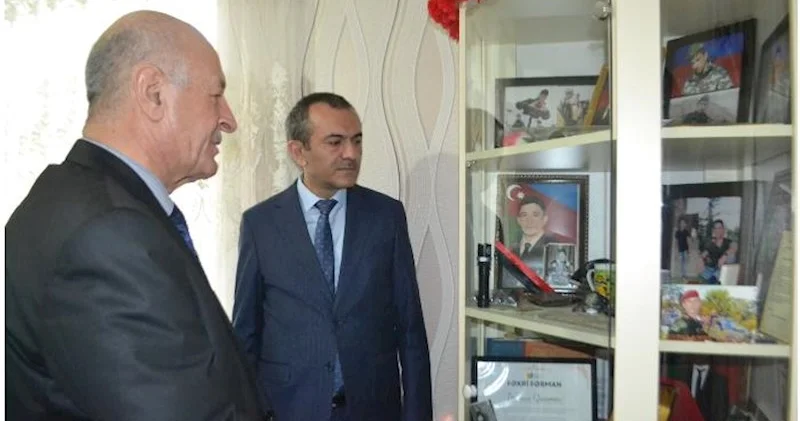 Mingəçevirdə aprel şəhidinin ailəsi ziyarət edilib Fotolar