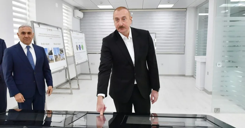Prezident Xocalı yarımstansiyasının açılışında