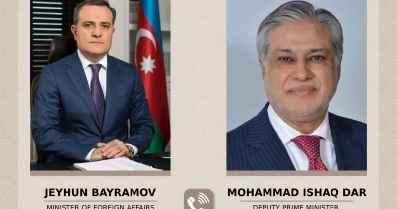 Ceyhun Bayramov pakistanlı həmkarı ilə son hadisələri müzakirə etdi