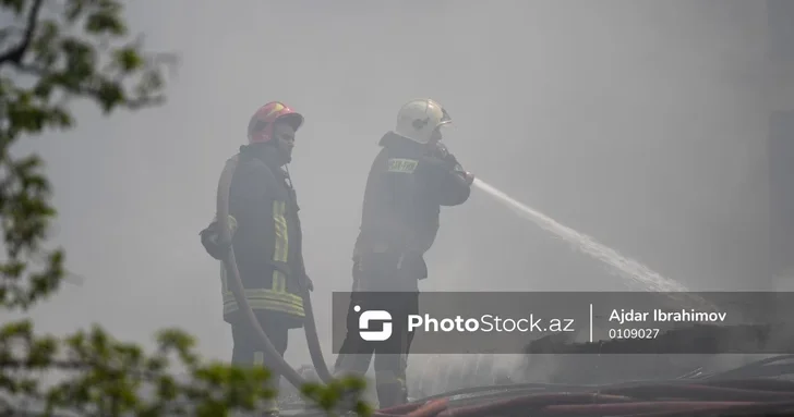 В Тертере сгорело здание бывшей школы