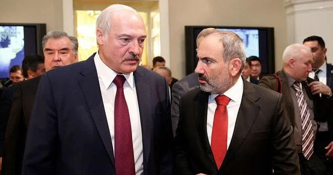 Paşinyan Lukaşenko ilə söhbət etdi Video
