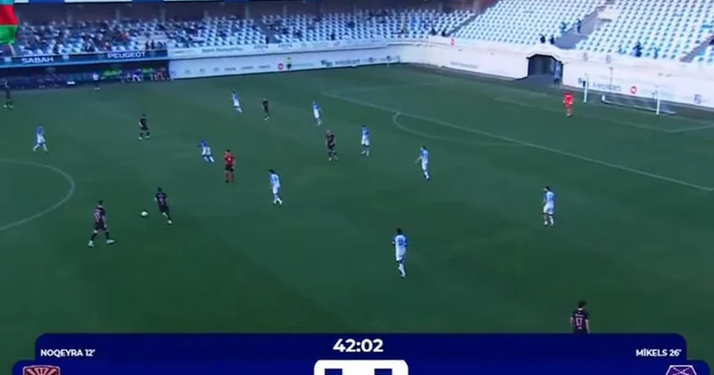 Azərbaycan Premyer Liqasının oyunu zamanı işıqlar söndü VİDEO