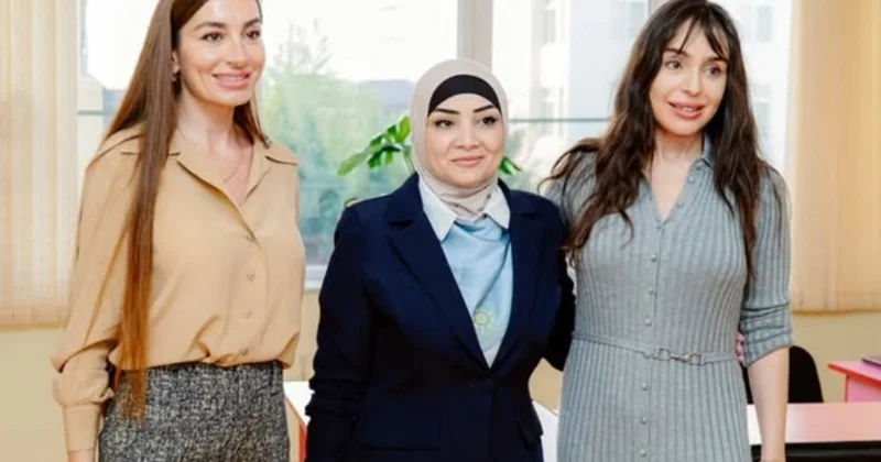 Leyla və Arzu Əliyevalar həssas əhali qrupundan olan şəxslərə baş çəkiblər