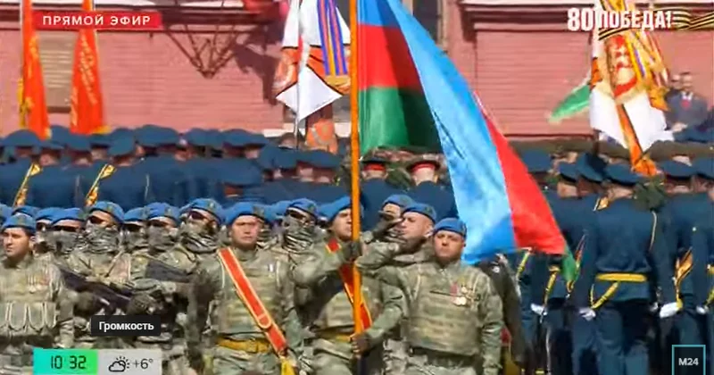Azərbaycan komandosları Moskvada hərbi paradda