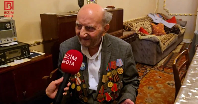 II Dünya Müharibəsinin həyatda olan 13 veteranından biri Qaflan Ömərovun DÖYÜŞ YOLU VİDEO
