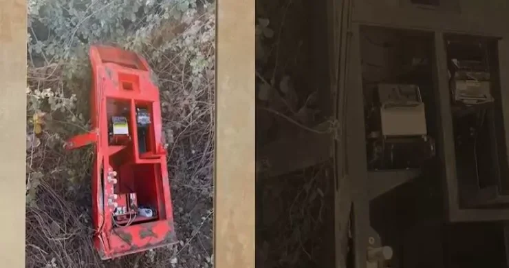 İçi pulla dolu ödəmə terminalları oğurlandı VİDEO