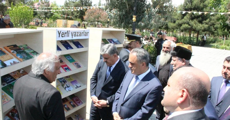 Goranboyda Heydər Əliyevin ildönümü ilə bağlı kitab festivalı keçirildi FOTOLAR
