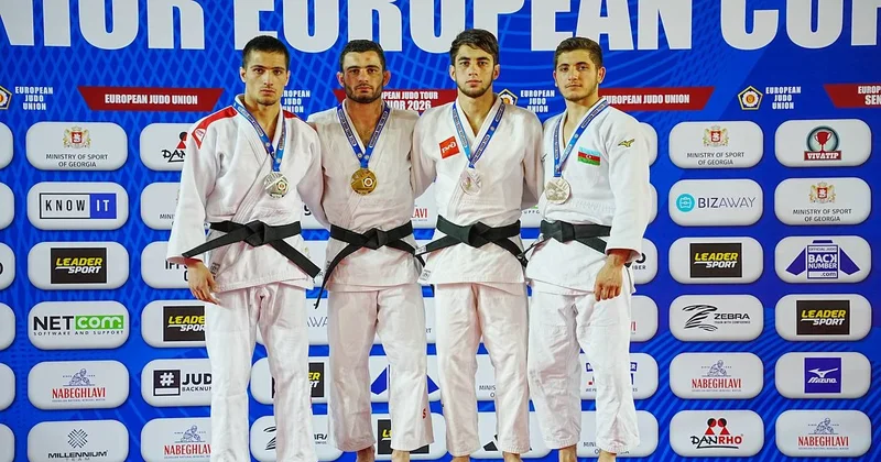 Cüdoçularımız Avropa Kubokunda 5 medal qazanıblar FOTO