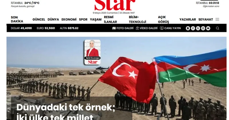 “Azərbaycan özümü turist kimi hiss etmədiyim ölkədir” “Star” qəzeti