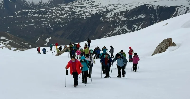ADSEA əməkdaşları Heydər zirvəsinə yürüş ediblər FOTO