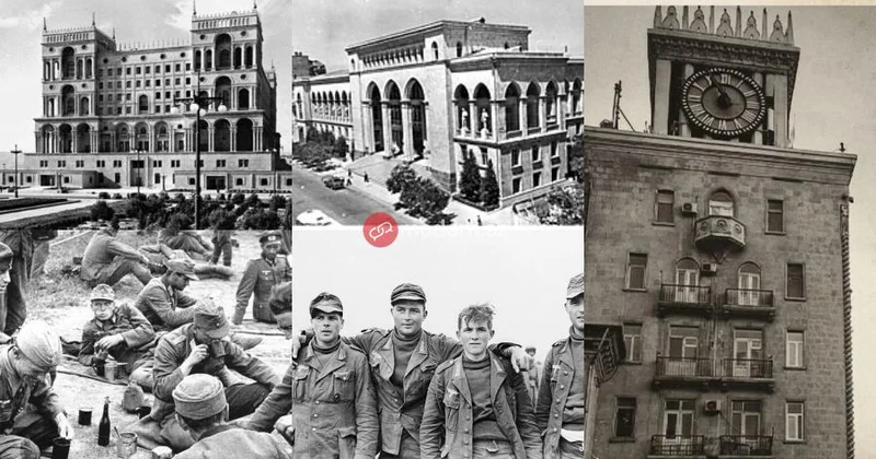 Alman əsirlərin Bakıda tikdikləri möhtəşəm binalar