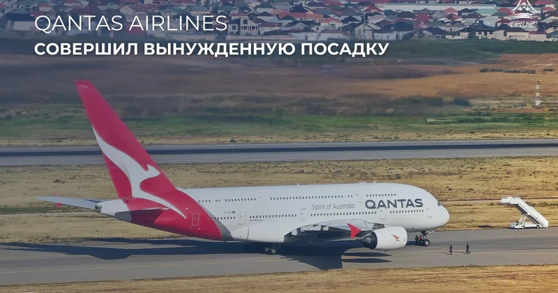 Самолёт авиакомпании Qantas Airlines совершил вынужденную посадку в Международном аэропорту Гейдар Алиев