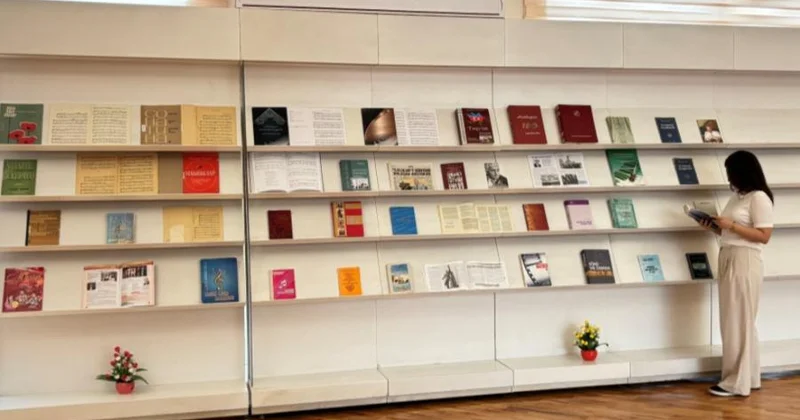 Milli Kitabxanada görkəmli bəstəkara həsr edilən kitab sərgisi açılıb