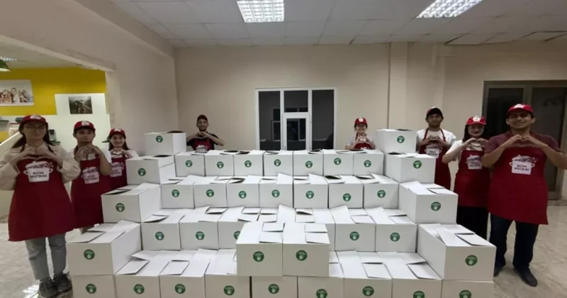 Малообеспеченным семьям передана продовольственная помощь По инициативе Лейлы Алиевой