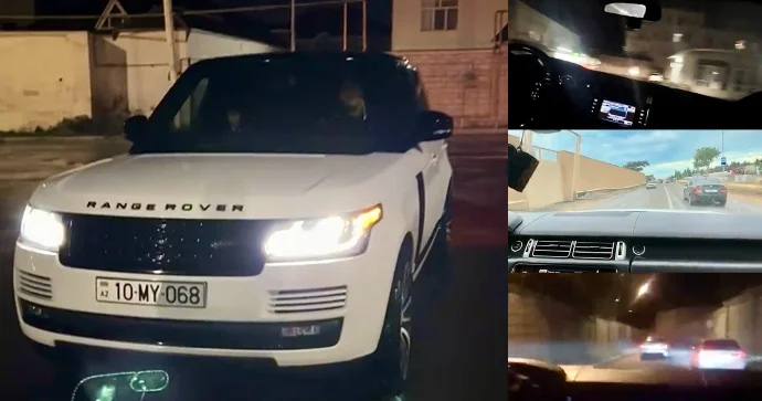 “Range Rover”lə əks yola çıxıb “hoqqa” verdi; görüntülərini paylaşdı VİDEO