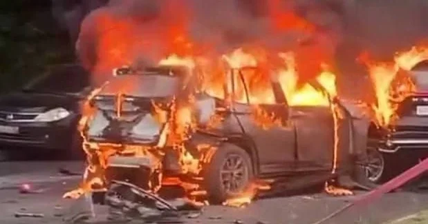 Moskva yaxınlığında avtomobil partlayıb, general leytenant həlak olub