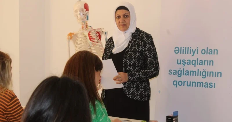 “Əlilliyi olan uşaqların sağlamlığının qorunması” layihəsinin təlimləri uğurla davam edir