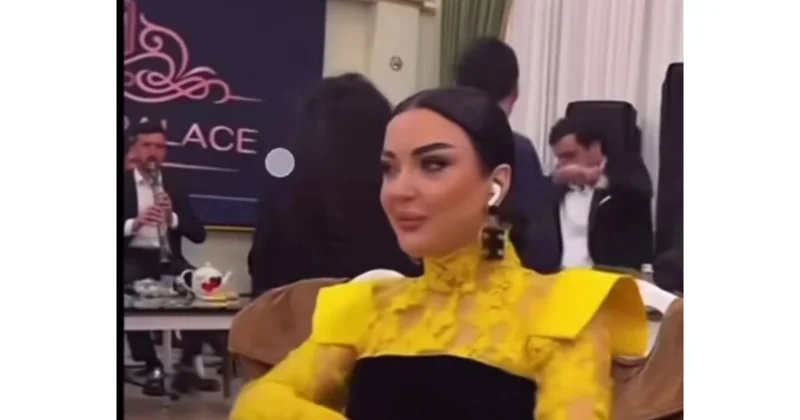 Qalmaqal yaşayan Şəbnəmlə Vəfa eyni TOYDA: Əl hərəkəti diqqət çəkdi VİDEO