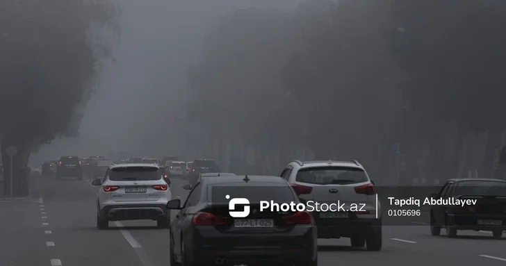 Завтра на дорогах Азербайджана ожидается туман