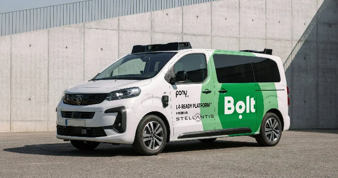 Bolt, Pony.ai və Stellantis sürücüsüz nəqliyyat sınaqlarına başlayır