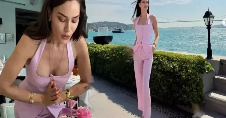 Fahriye Evcenden 40 cı doğum günü FOTOLARI