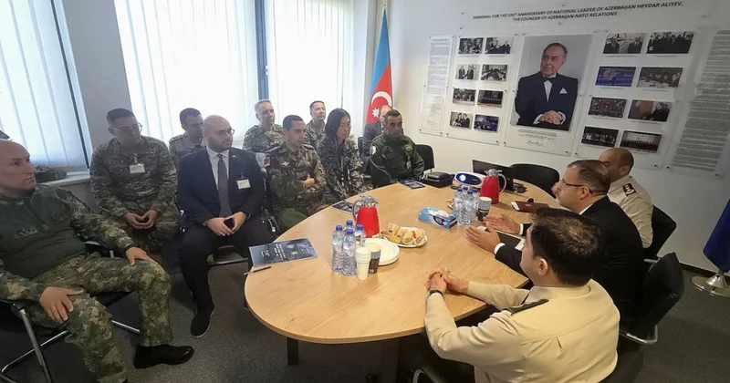 Миссия Азербайджана при НАТО принимает гостей