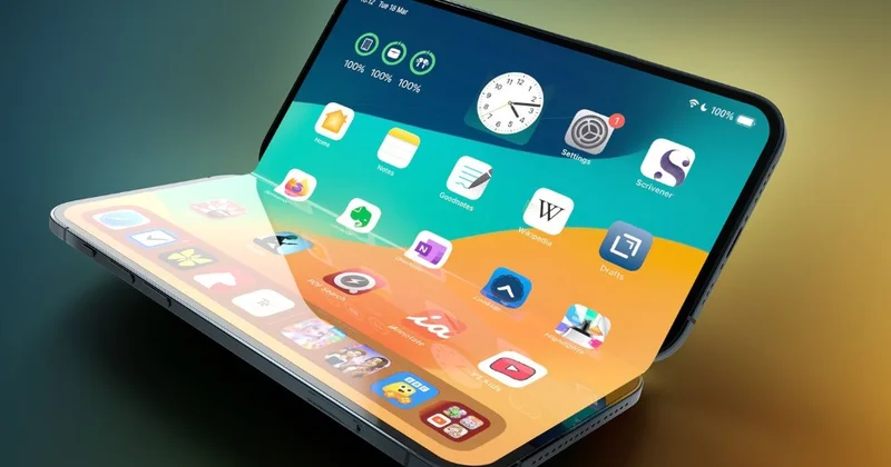 Qatlanan iPhone yenidən görüntüləndi
