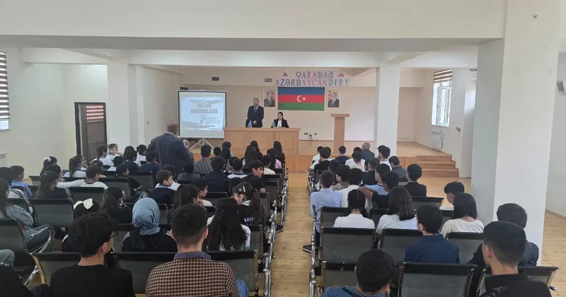 “İnsan Hüquqları Aylığı” çərçivəsində şagirdlər üçün maarifləndirici tədbir ŞƏRH