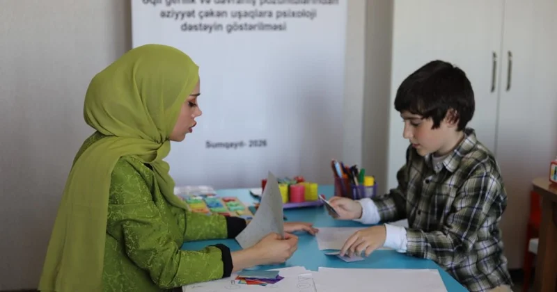 “Əqli gerilik və davranış pozuntularından əziyyət çəkən uşaqlara psixoloji dəstəyin göstərilməsi” layihəsi davam edir