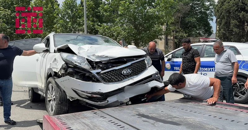 Gəncədə yol qəzası baş verib, xəsarət alanlar var