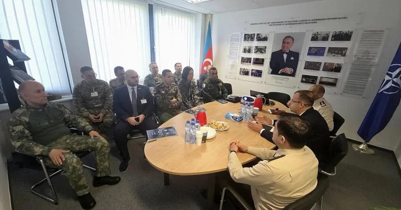 Azərbaycanın NATO yanındakı nümayəndəliyində 9 ölkənin nümayəndələri qəbul edilib