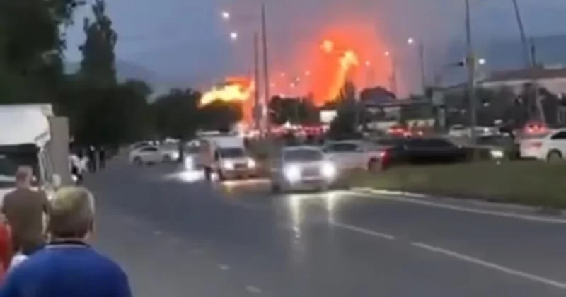 TƏCİLİ! Dəhşətli yanğın başladı, hər yer alov içindədir KONKRET