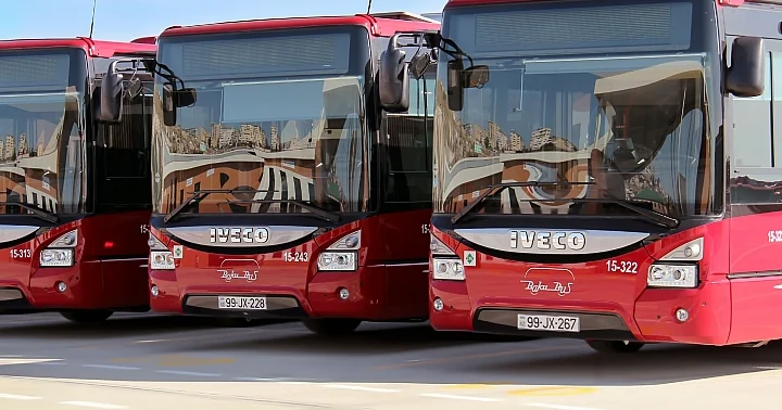 Bu il Azərbaycana 210 ədəd avtobus idxal edilib