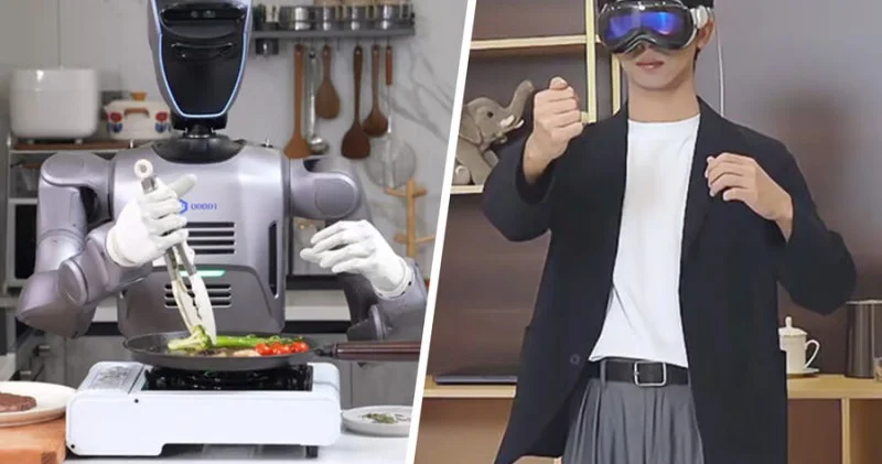 Çində internetlə idarə olunan robot nahar yeməyi hazırlayıb