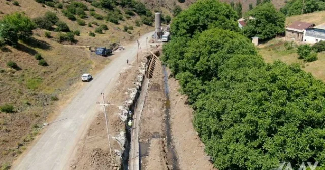 Daha bir yolda təmir işləri aparılır VİDEO
