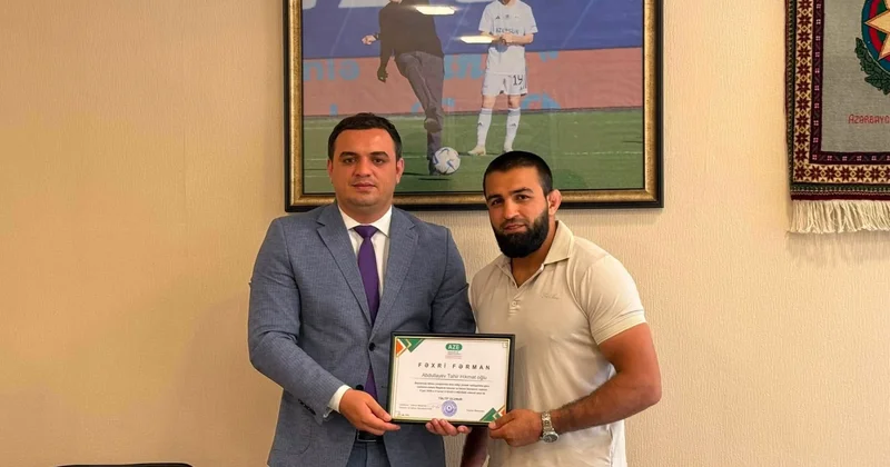 Tahir Abdullayev Masallıda fəxri fərmanla təltif edildi FOTO