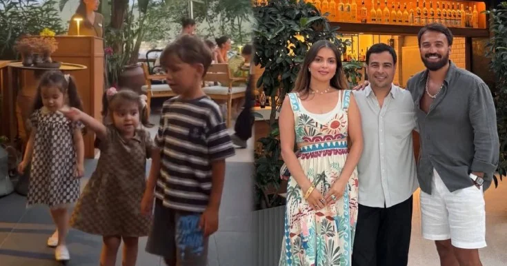 Övladları ilə Bodrumda bir araya gəldilər Video