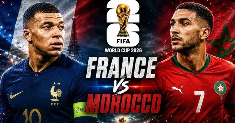 DÇ 2026: 1/4 final Fransa Mərakeş matçı ilə başlayır