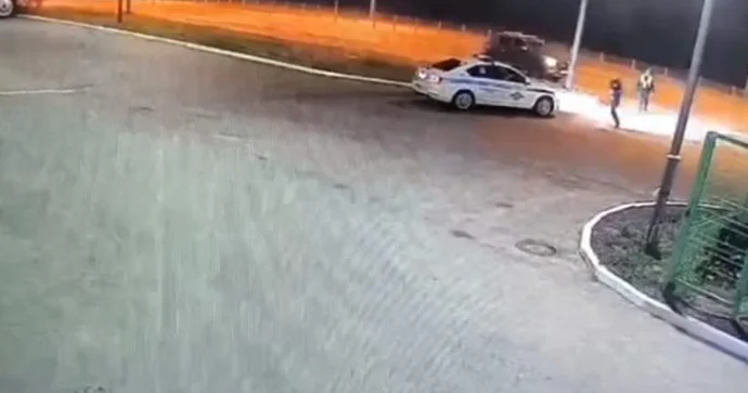 Kvadrosikllə yol polisini vurub qaçan yeniyetmə saxlanıldı VİDEO