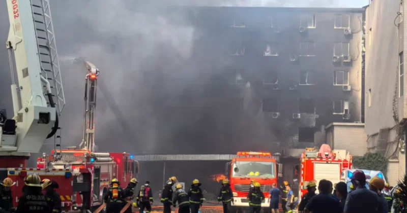 Çində fabrikdə baş verən yanğın zamanı 28 nəfər ölüb YENİLƏNİB